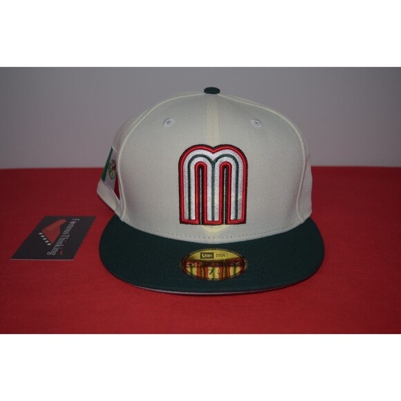 New Era Mexico WBC Baseball Hat Chrome 59Fifty RARE STYLE Not NPB LMB MLB LMP - Picture 1 of 9